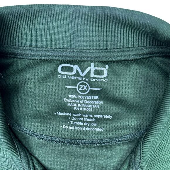 Old Varsity Brand Baylor University Embroidered Golf Polo Shirt - Size 2X - Picture 4 of 4